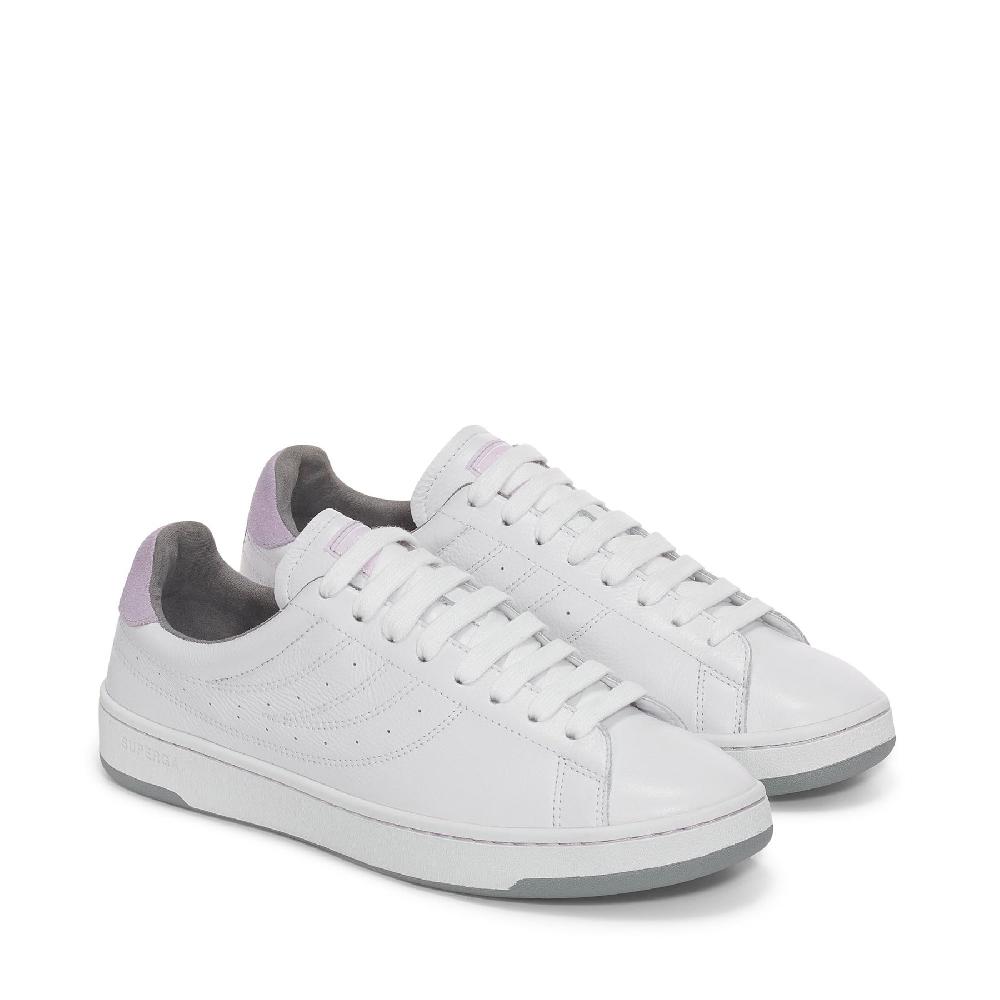 Superga 4833 LENDL MATCHWHITE-VIOLET LILLA-GREY MD Qualità