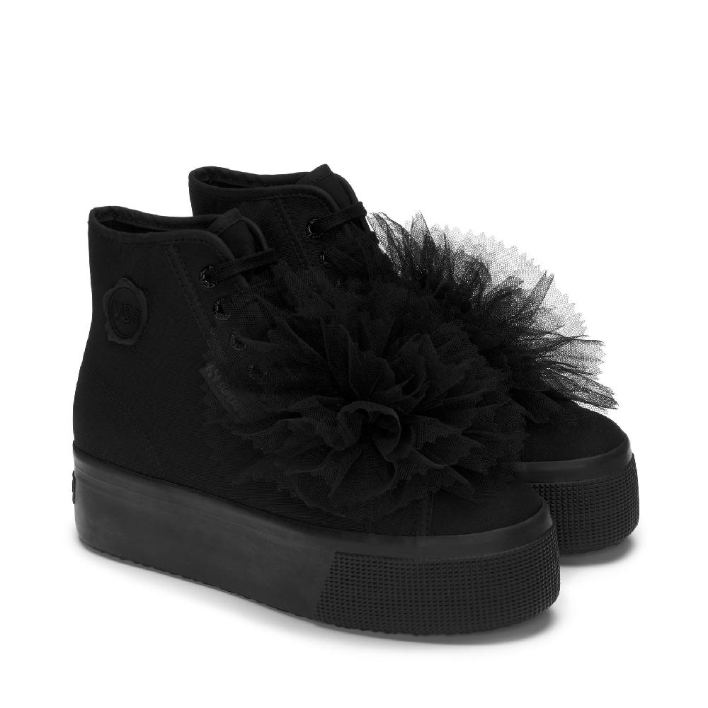 Superga 2708 HI TOP COCKADETOTAL BLACK Online