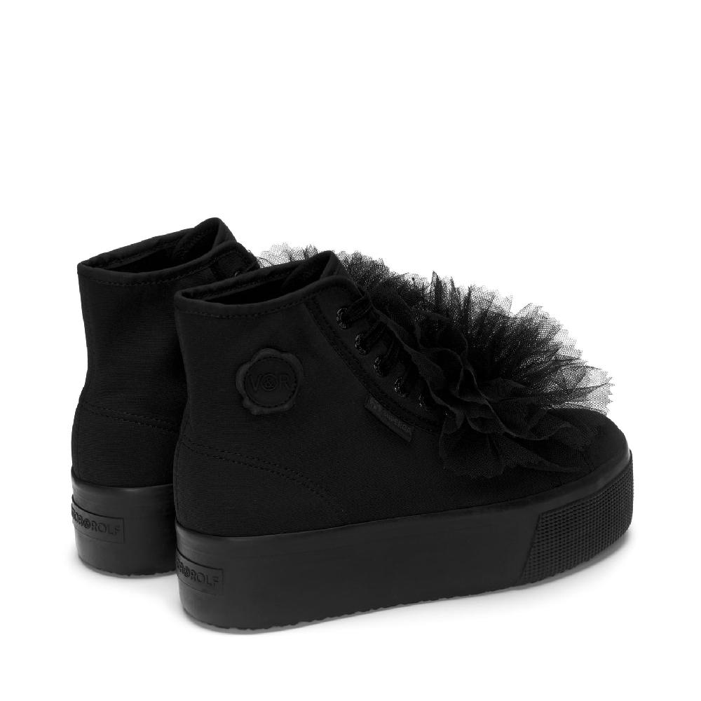 Superga 2708 HI TOP COCKADETOTAL BLACK Online