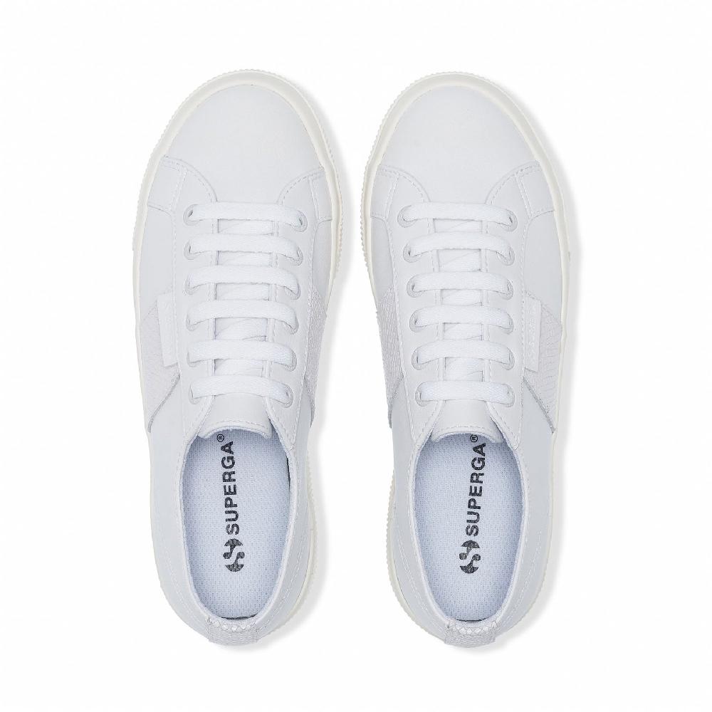 Superga 2740 PLATFORM SNAKEWHITE-SILVER-FAVORIO Sostegno trimestrale