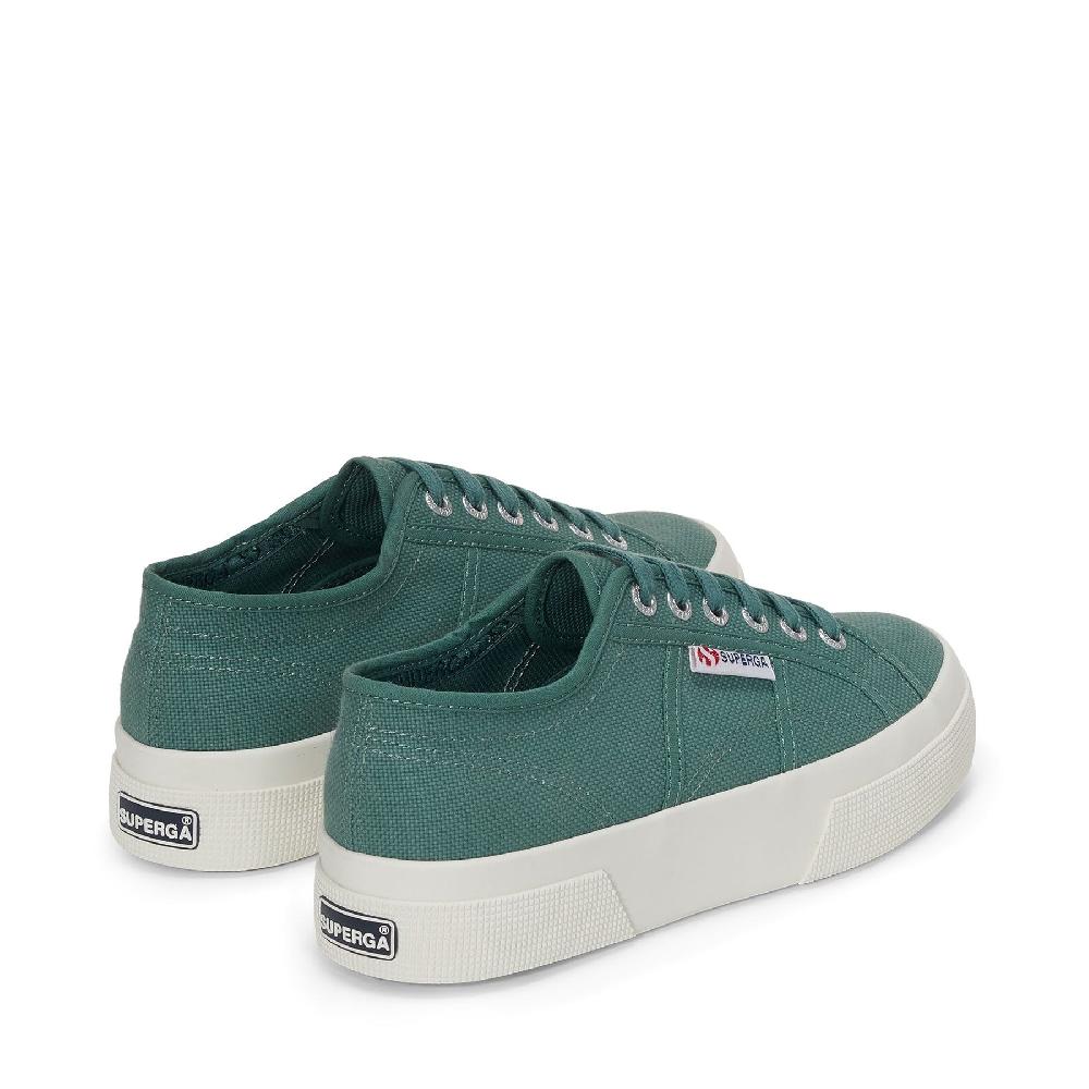 Superga 2740 PLATFORMGREEN DUSTY-FAVORIO 50% di sconto con spedizione gratuita