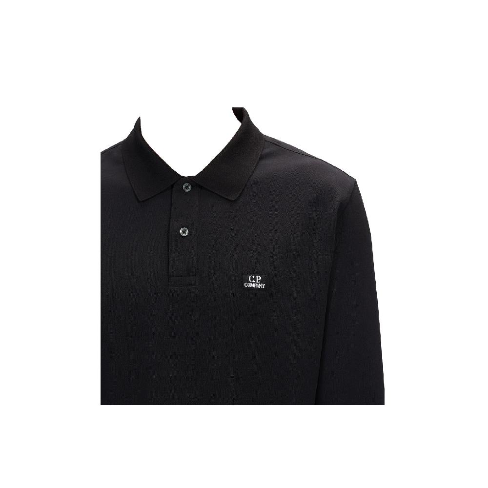 C.P. Company Polo - Long Sleeve Stretch Piquet Economico