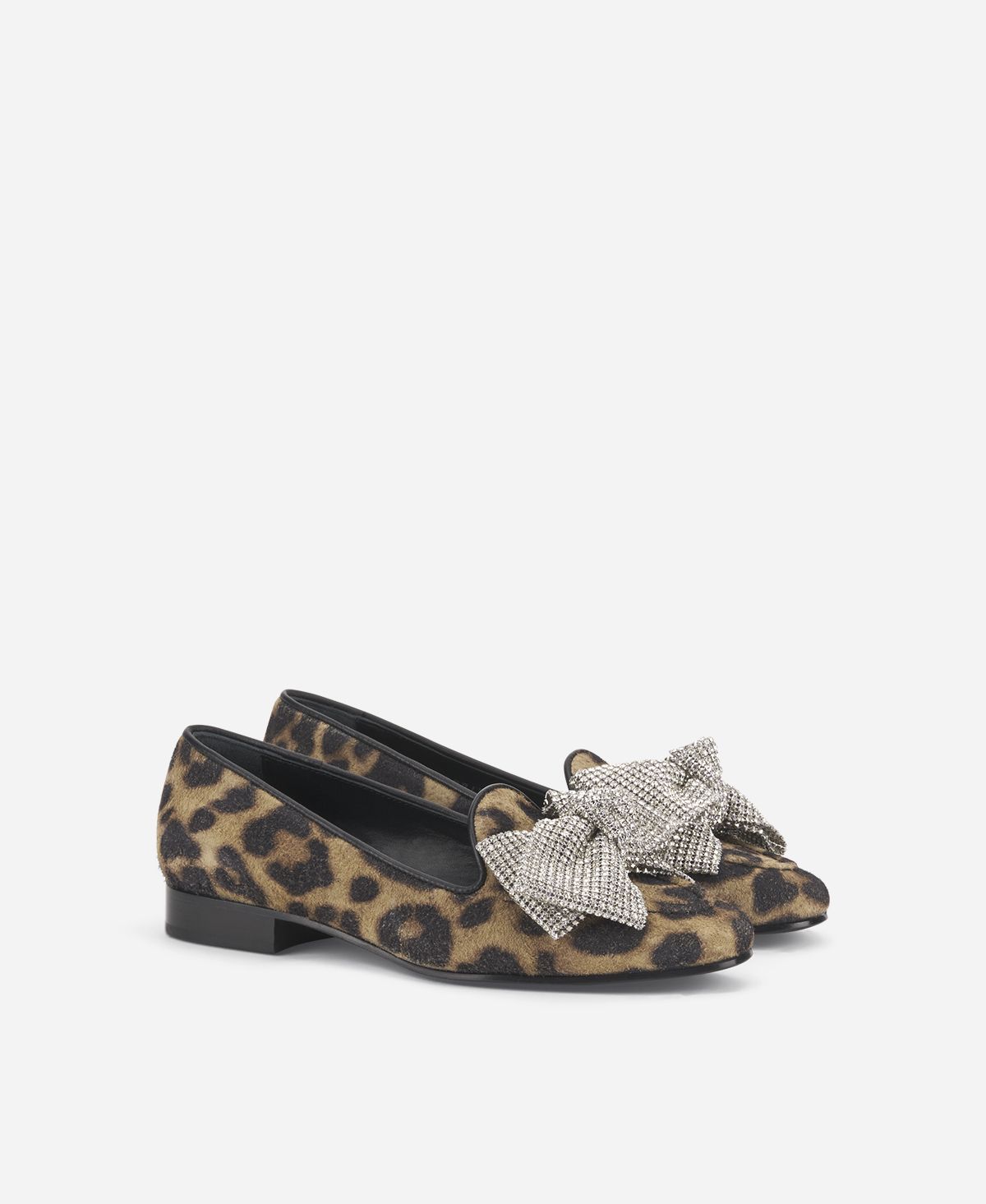 Agl Loafer con fiocco Stampa leopard Costanza Ribbon Offerte