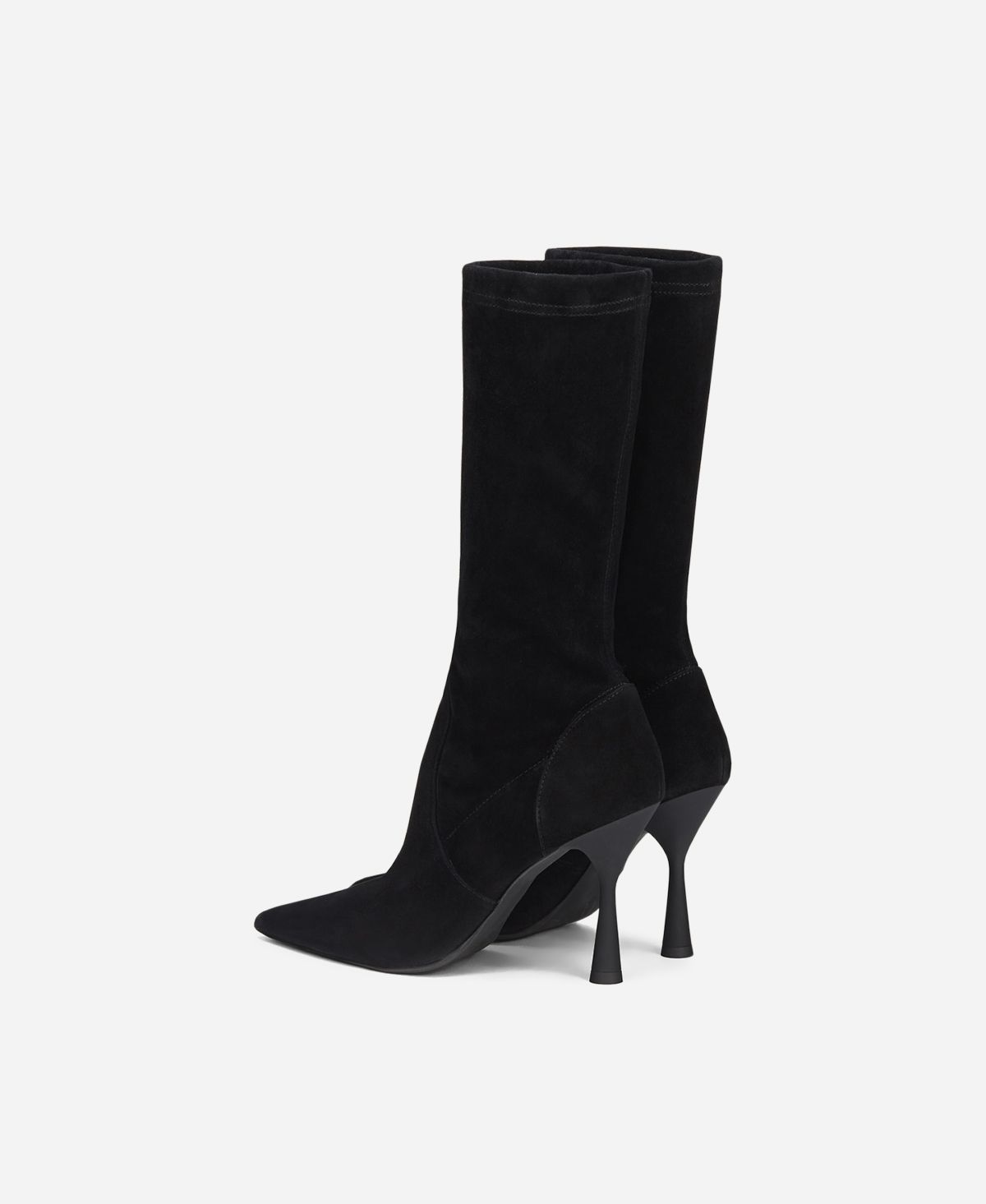 Agl Stivaletto in velour Nero LETIZIA BOOTIE Hotsell