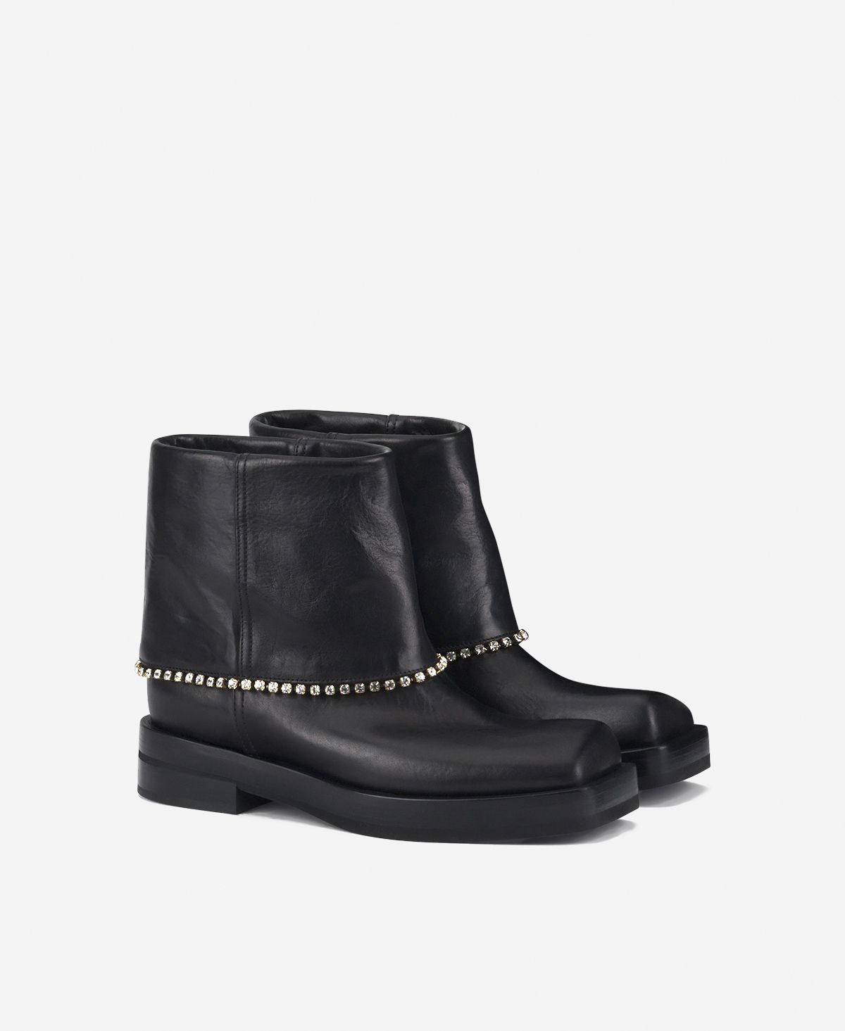 Agl Stivaletto texano con strass Nero Rina Strass Offerta temporanea