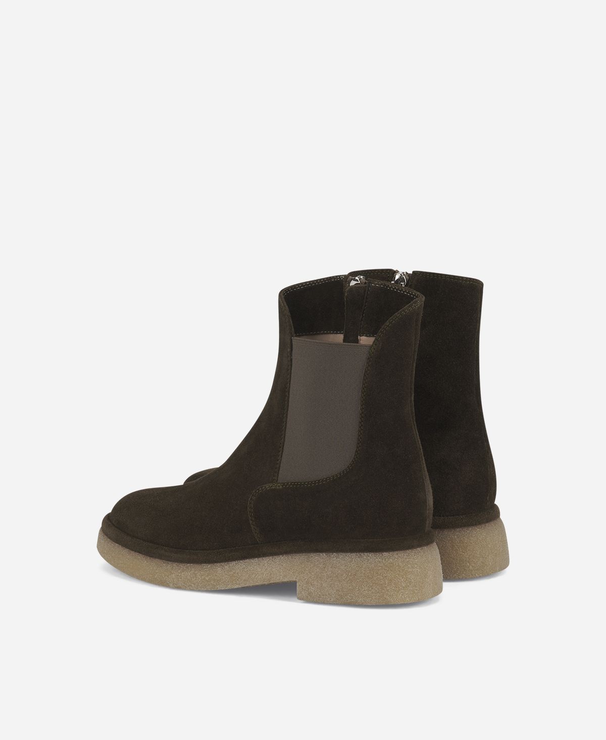 Agl Stivaletto con zip ed elastico Brown Alison R Beat Consegna Veloce