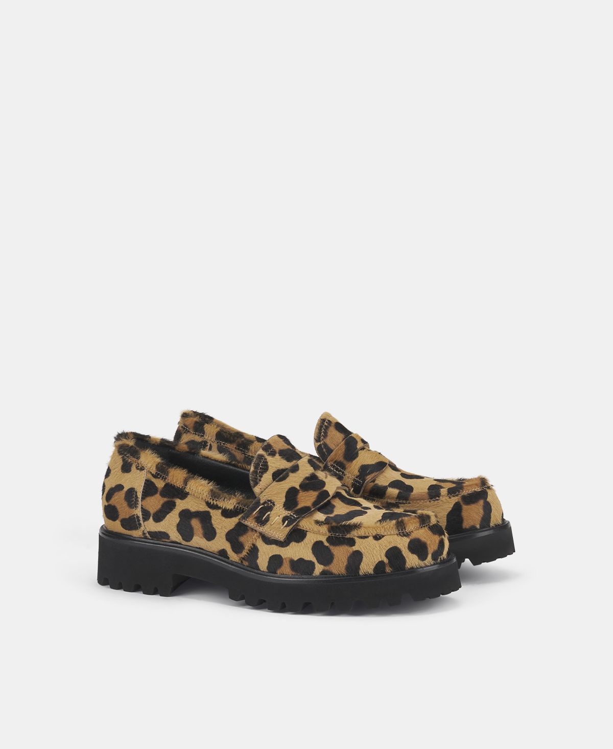Agl Mocassino animalier con suola chunky Stampa leopard Goldie Shopping Online