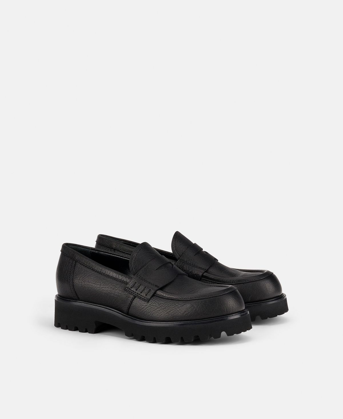 Agl Mocassino con suola chunky Nero Goldie Sottocosto