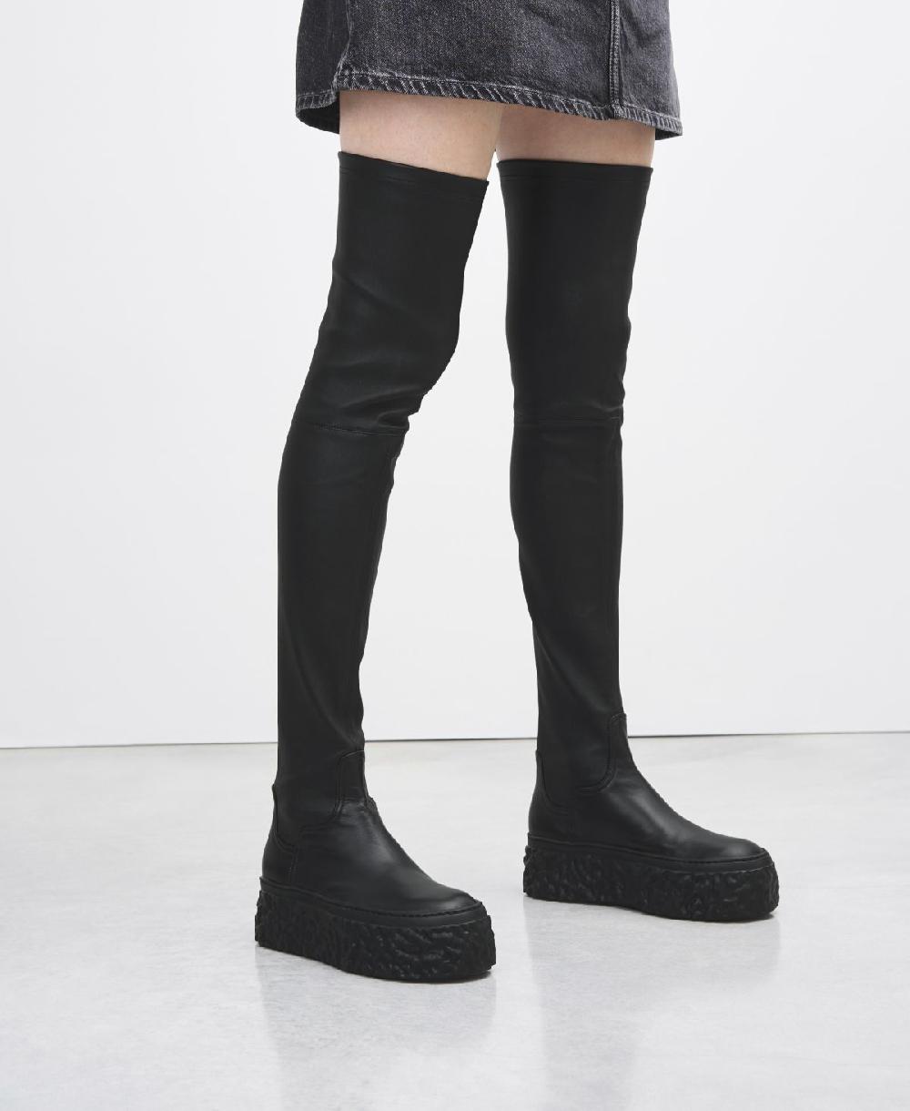 Agl Stivale cuissard stretch Nero Magma Boot Economico