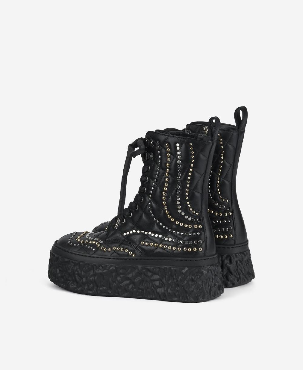 Agl Stivaletto con borchie Nero Magma High Flawed Online