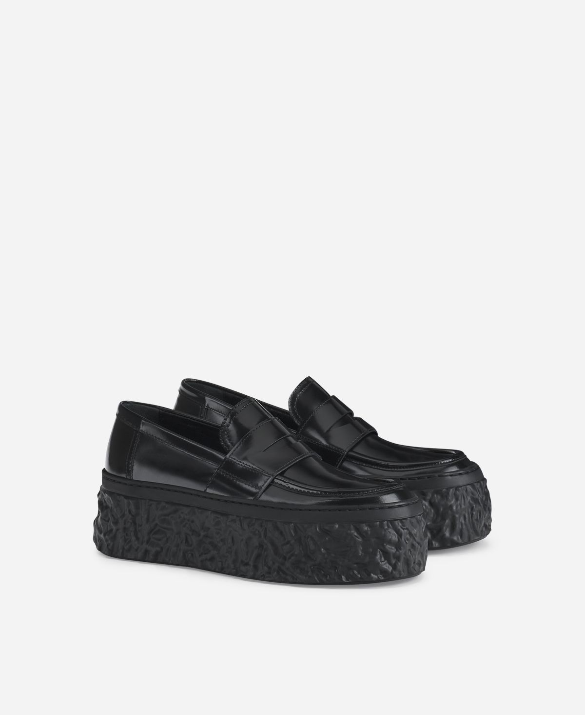 Agl Mocassino con platform Nero Magma Moc 50% di sconto con spedizione gratuita