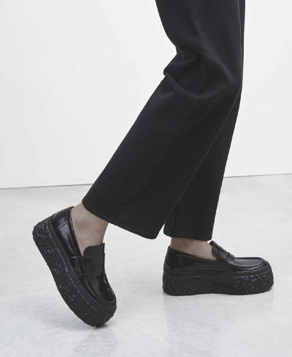 Agl Mocassino con platform Nero Magma Moc 50% di sconto con spedizione gratuita