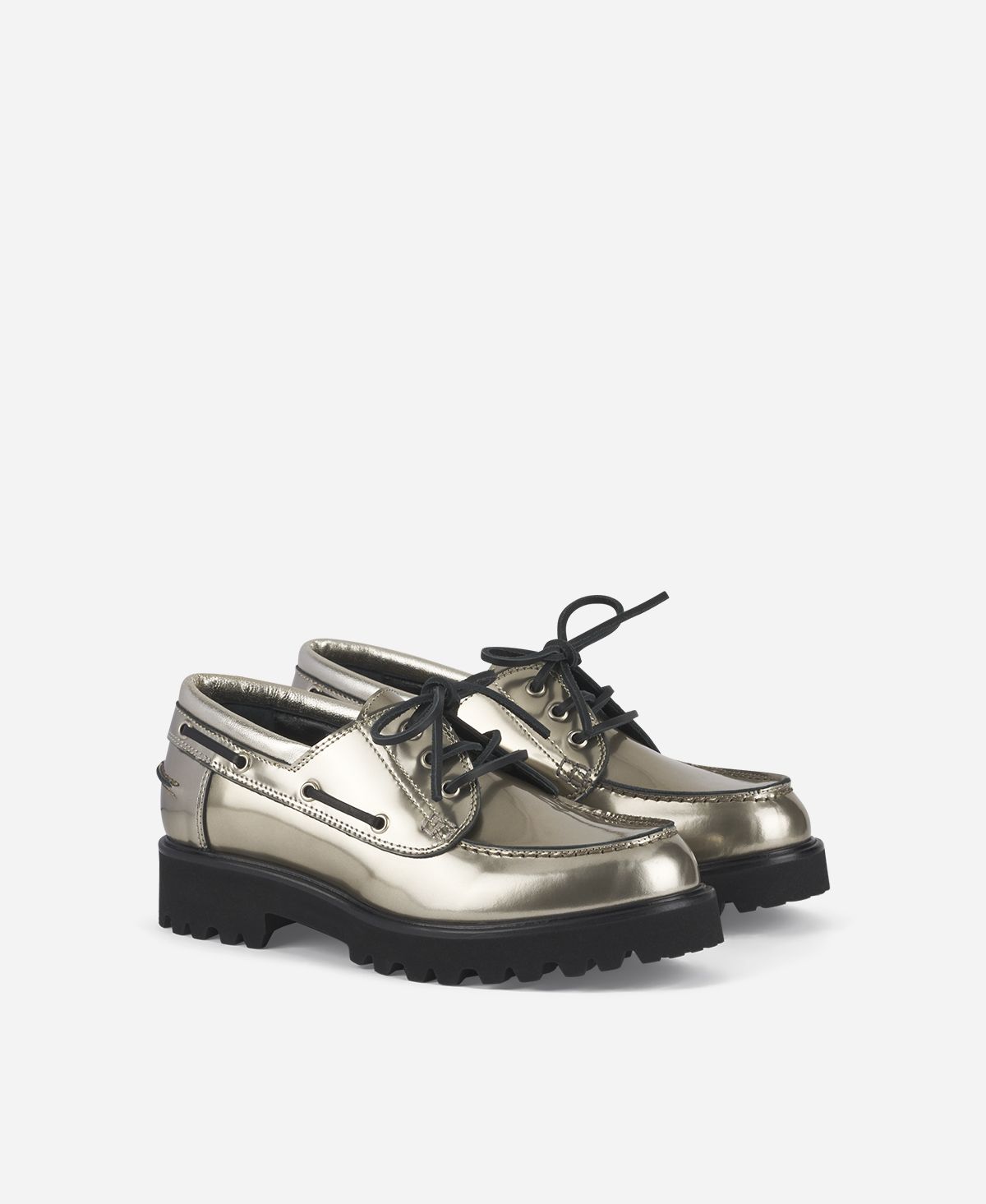 Agl Stringata metal Platino Goldie Barca In Vendita