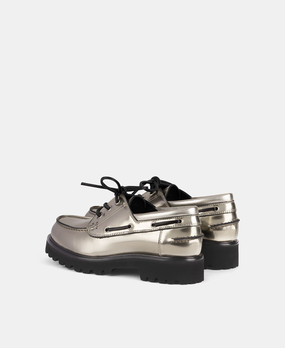 Agl Stringata metal Platino Goldie Barca In Vendita