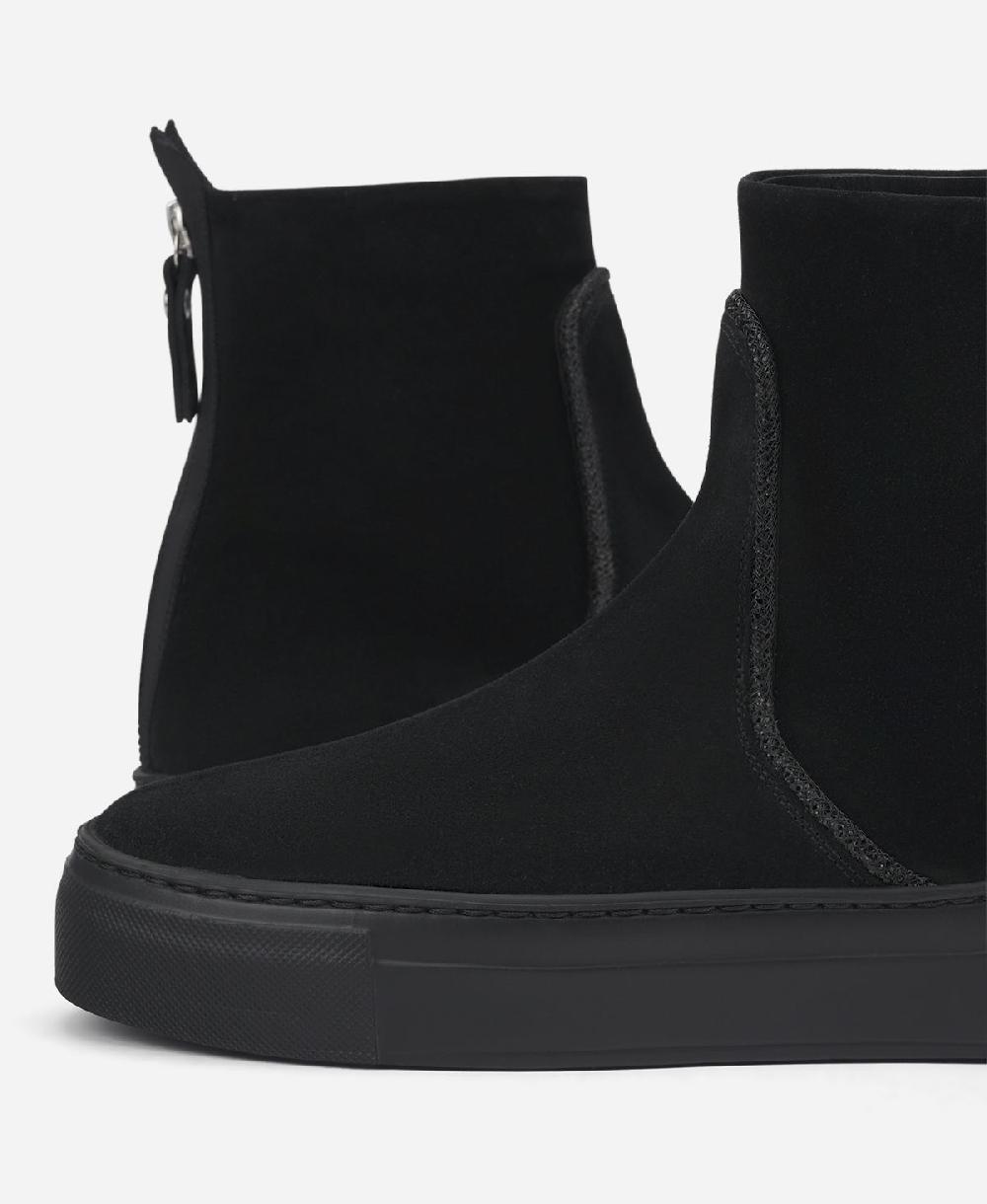 Agl Sneaker in velour con strass Nero Meghan strass Negozio