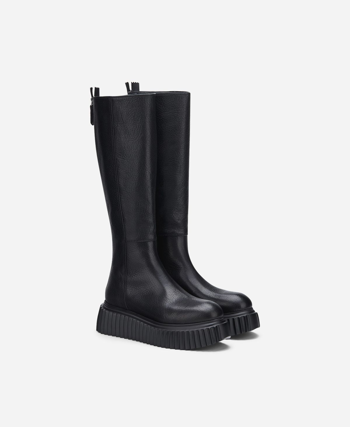 Agl Stivale in pelle Nero MILAGROS BOOT Nuova