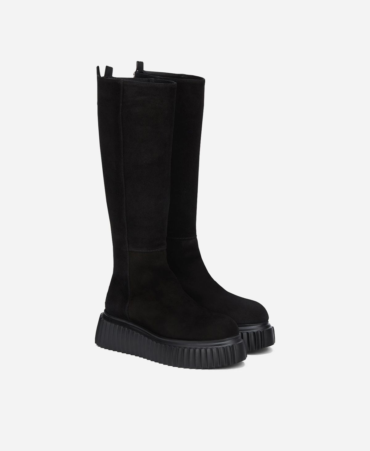 Agl Stivale in velour Nero MILAGROS BOOT Moda