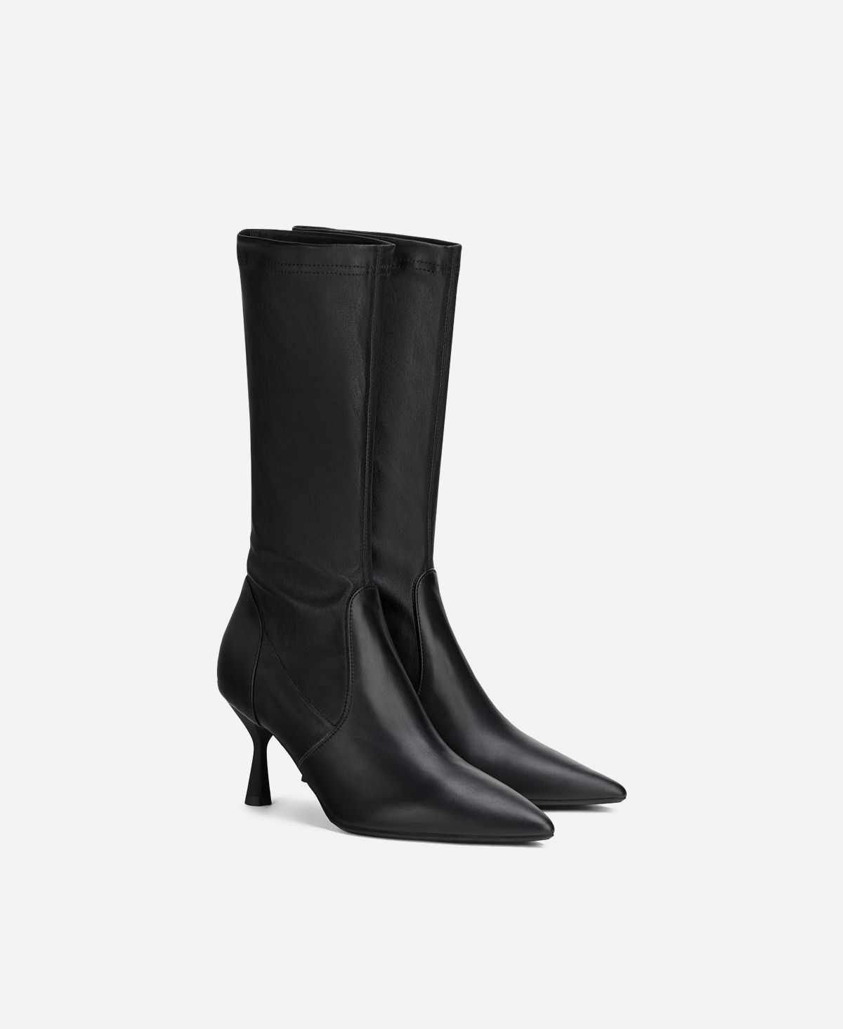 Agl Stivaletto in pelle stretch Nero LILLY 2025