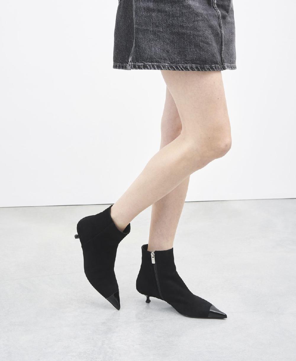 Agl Stivaletto con puntina Nero Lenor Bootie Bi Vendita