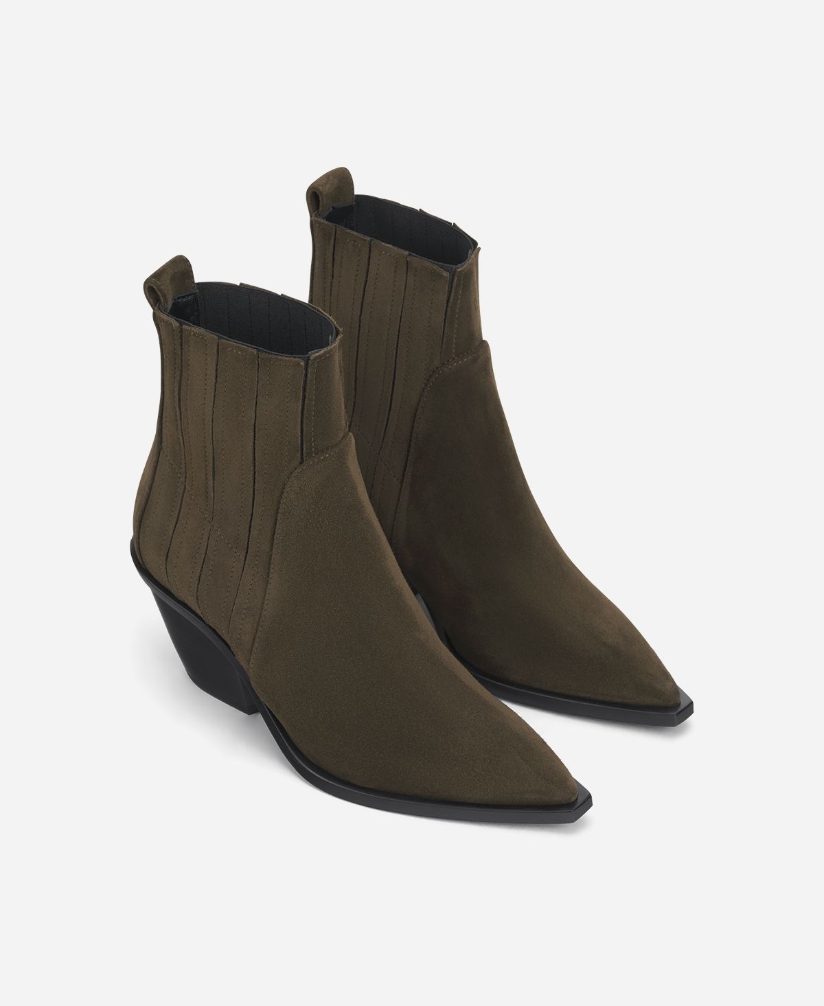 Agl Texano in velour Brown Roberta Beat Qualità Garantita