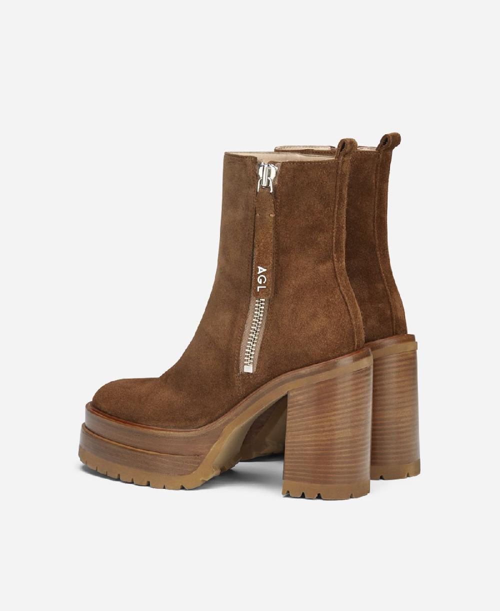 Agl Stivaletto in velour Cuoio Tora Acquista Ora