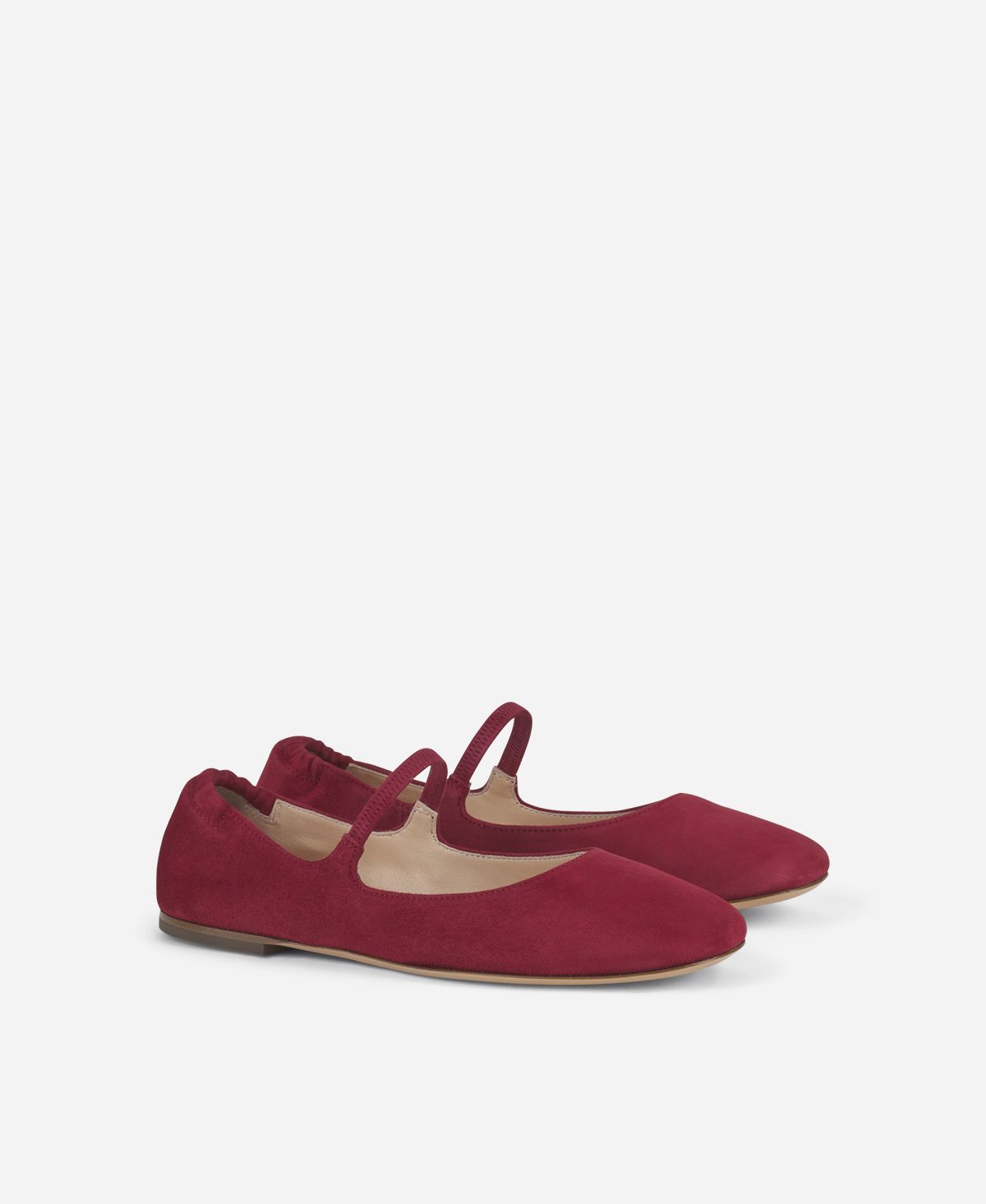Agl Ballerina in velour Rosso Iris Offerta
