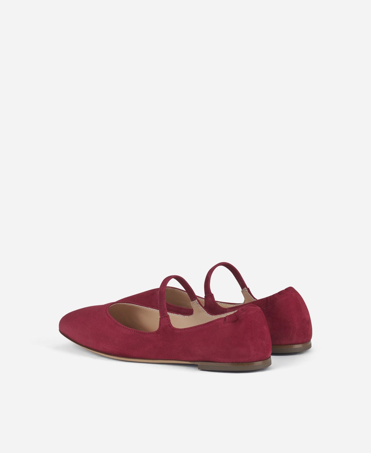 Agl Ballerina in velour Rosso Iris Offerta