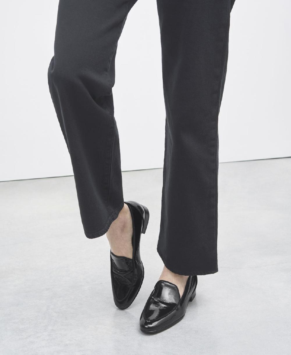 Agl Loafer con profili in suede Nero Costanza Edge Presa
