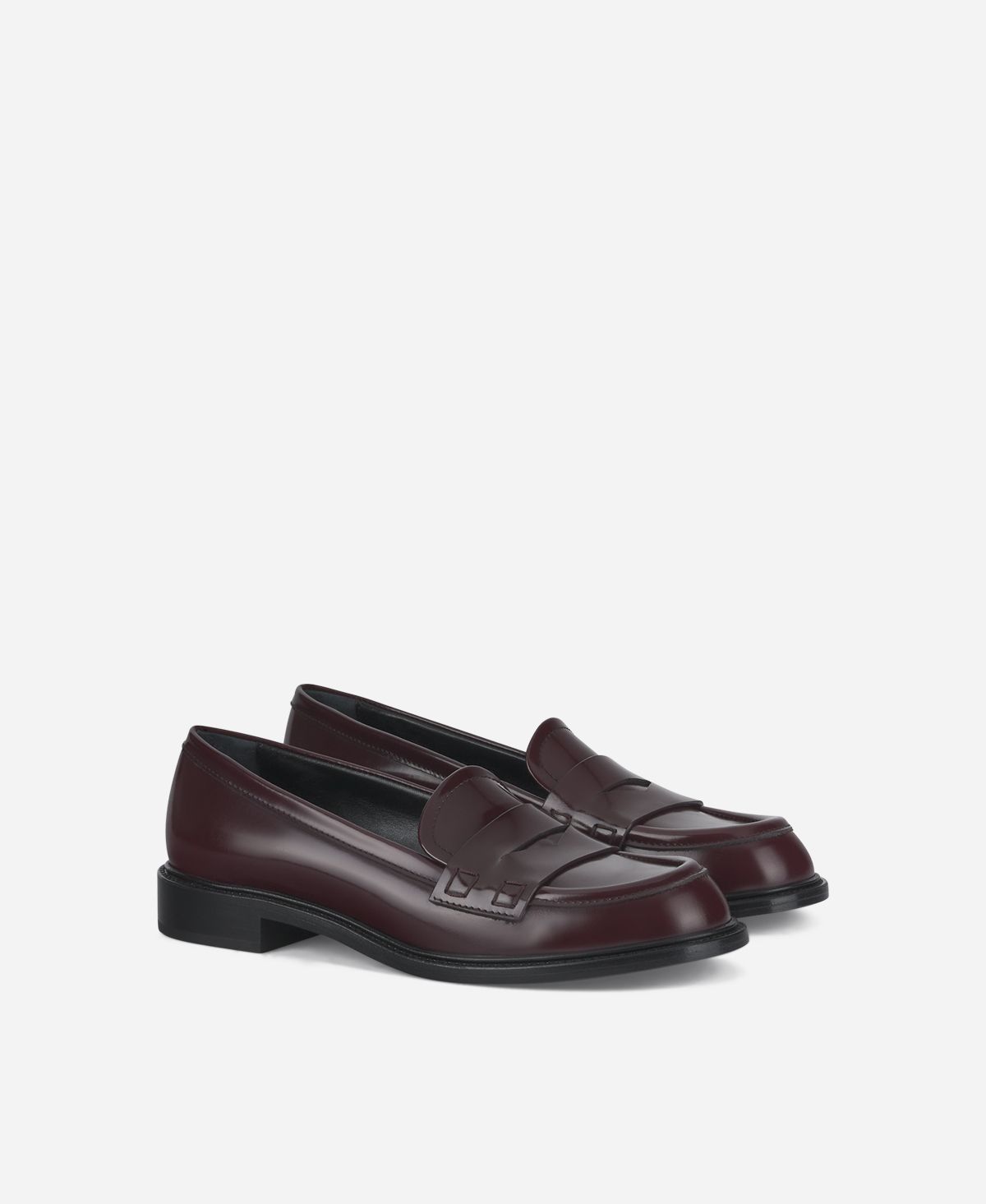 Agl Mocassino in pelle Bordeaux Olivia Outlet