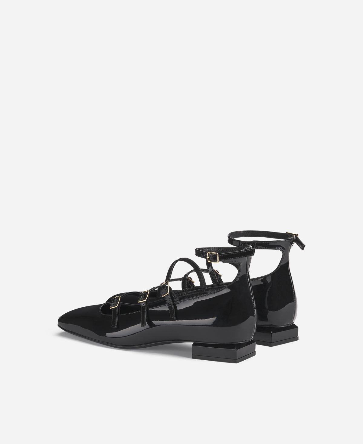 Agl Ballerina con cinturini Nero Angie L Straps Vendita Calda