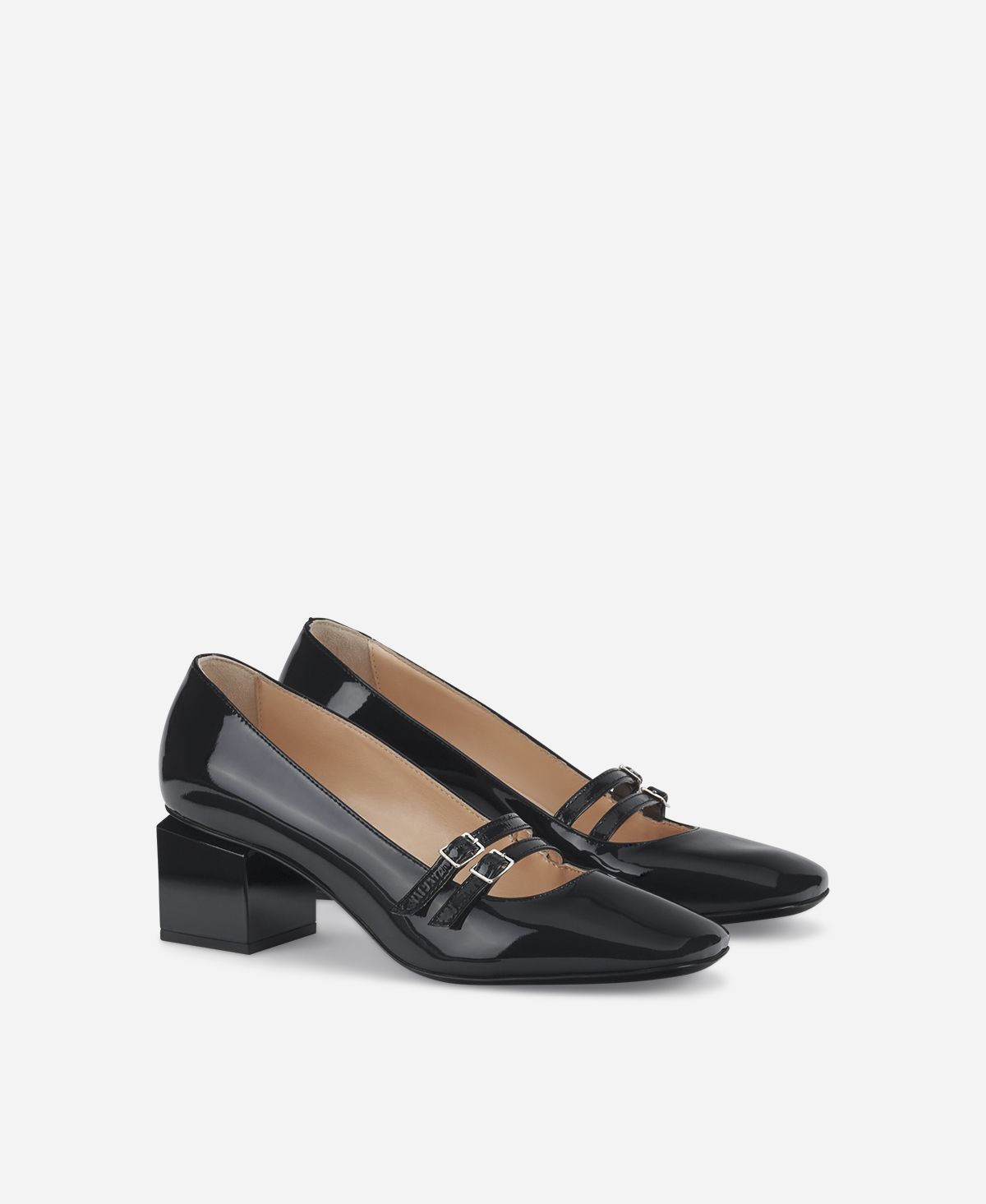 Agl Pump con cinturini Blu notte Angie Mary Jane Saldi Di Fabbrica