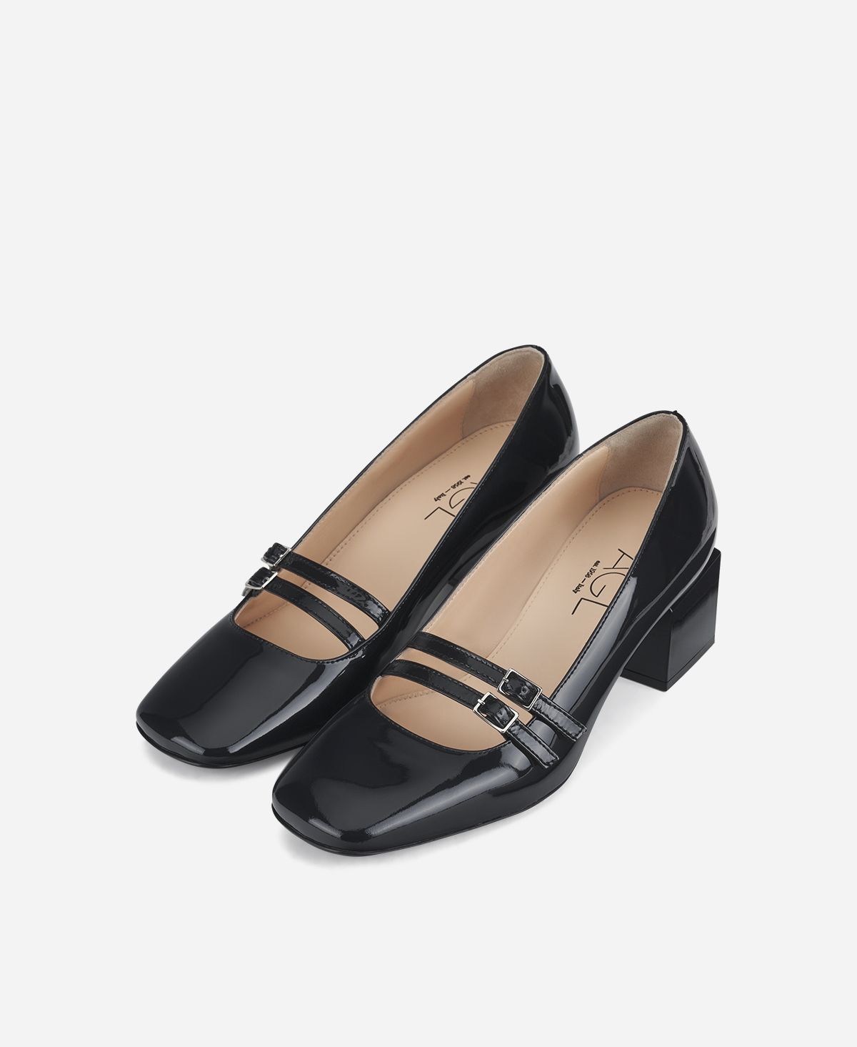 Agl Pump con cinturini Blu notte Angie Mary Jane Saldi Di Fabbrica
