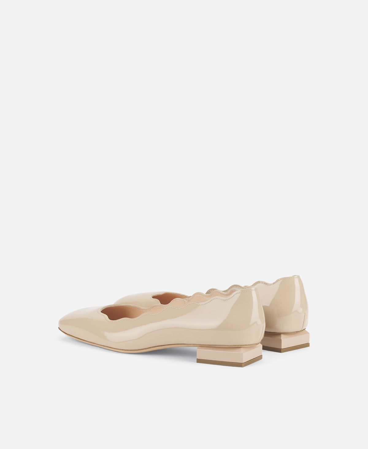 Agl Ballerina in vernice Beige Angie L Wave Vendite Flash