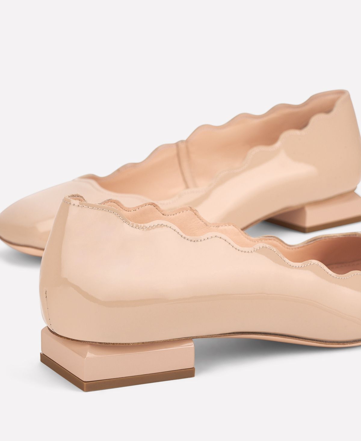 Agl Ballerina in vernice Beige Angie L Wave Vendite Flash