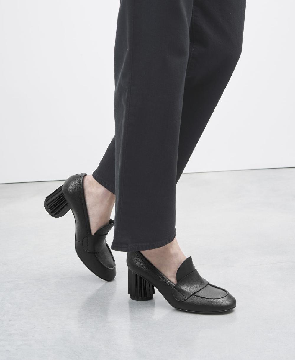Agl Mocassino con tacco Nero Dorica M Moc Nuovo