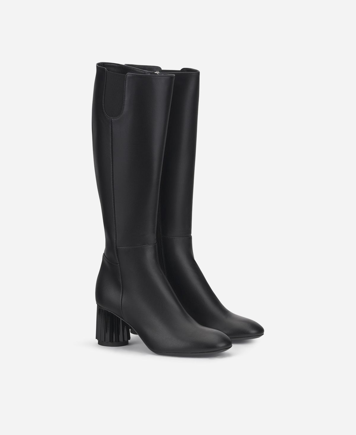 Agl Stivale con tacco Nero Dorica M Boot Qualità