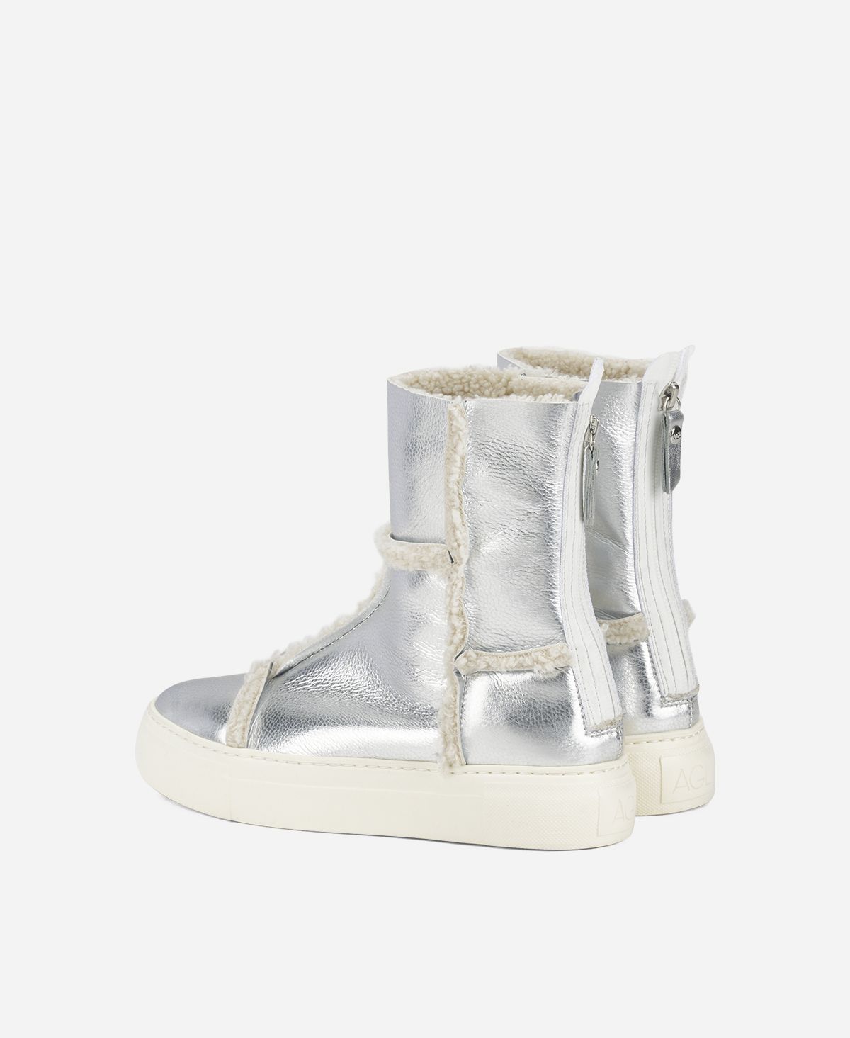 Agl Sneaker in eco montone Argento Rosy Affare Del Giorno