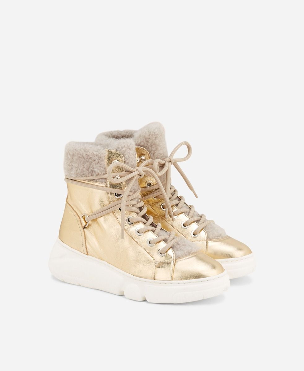 Agl Sneaker con montone Platino GISELLE Sottocosto