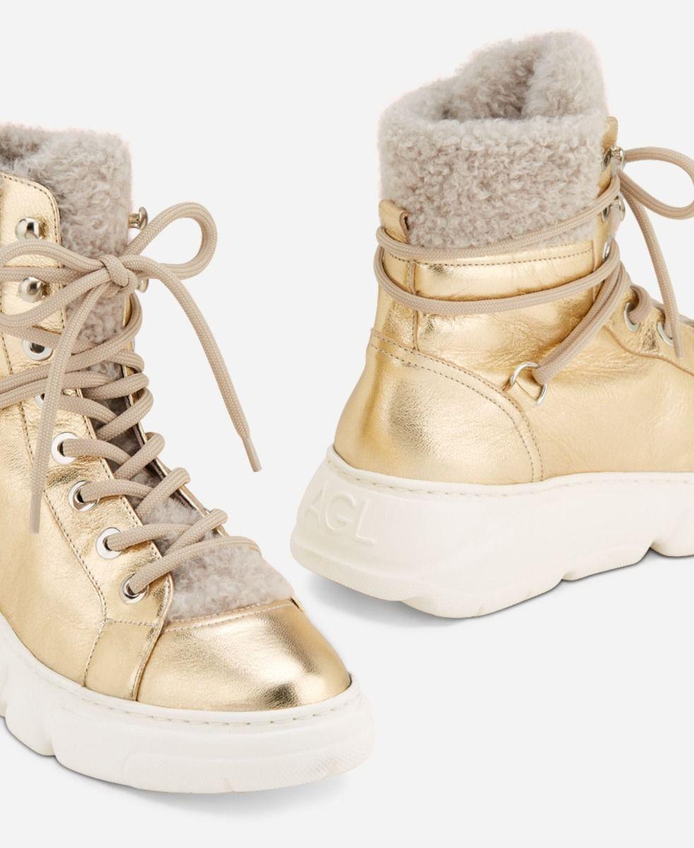 Agl Sneaker con montone Platino GISELLE Sottocosto