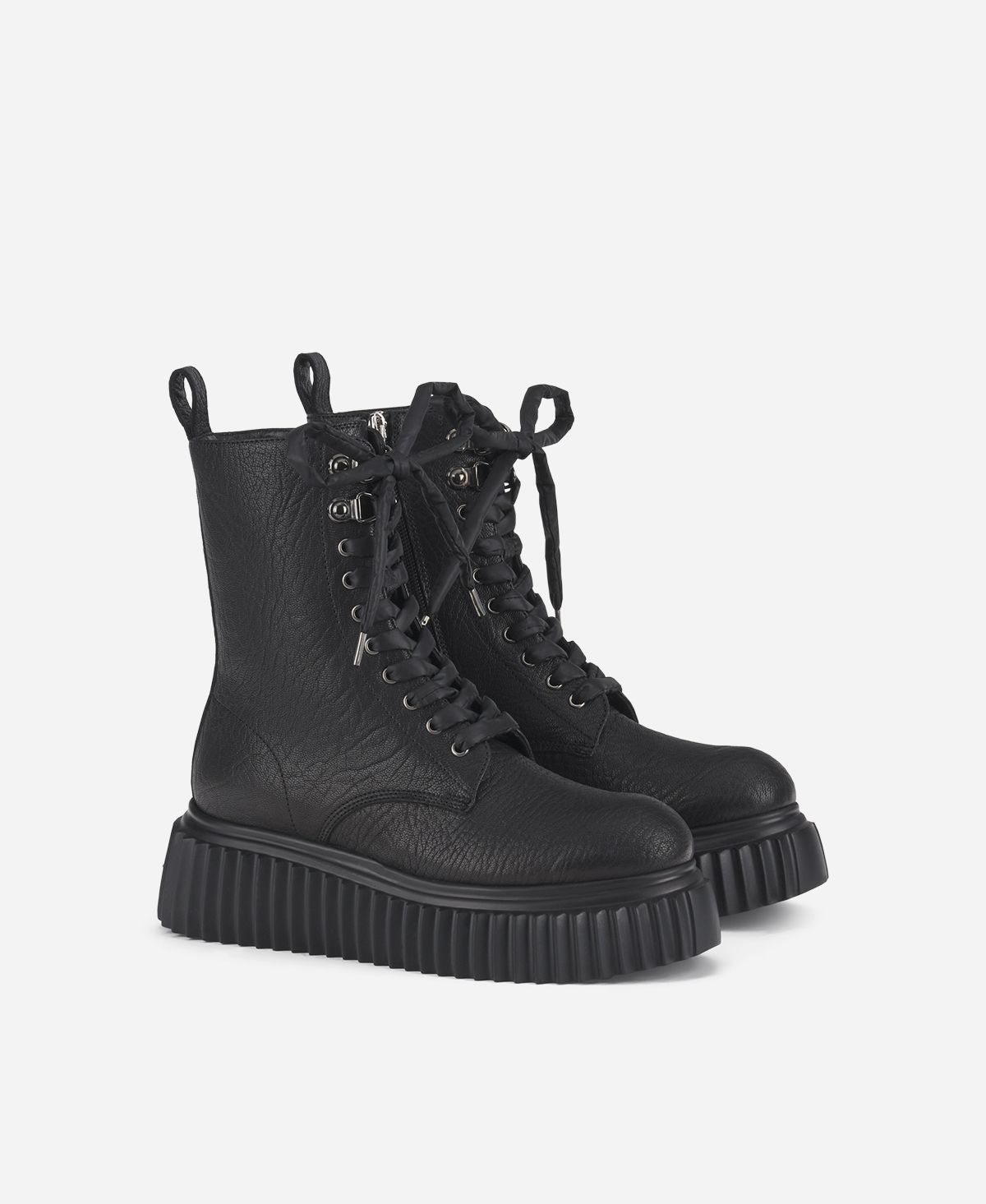 Agl Biker in pelle Nero Marina Lightning offer