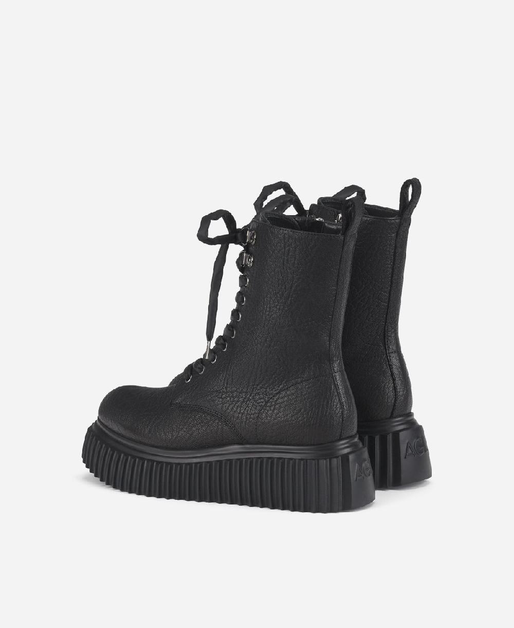 Agl Biker in pelle Nero Marina Lightning offer