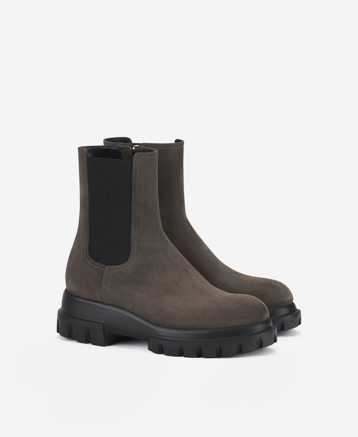 Agl Stivaletto in crosta Grigio Chunky Beat Sconto