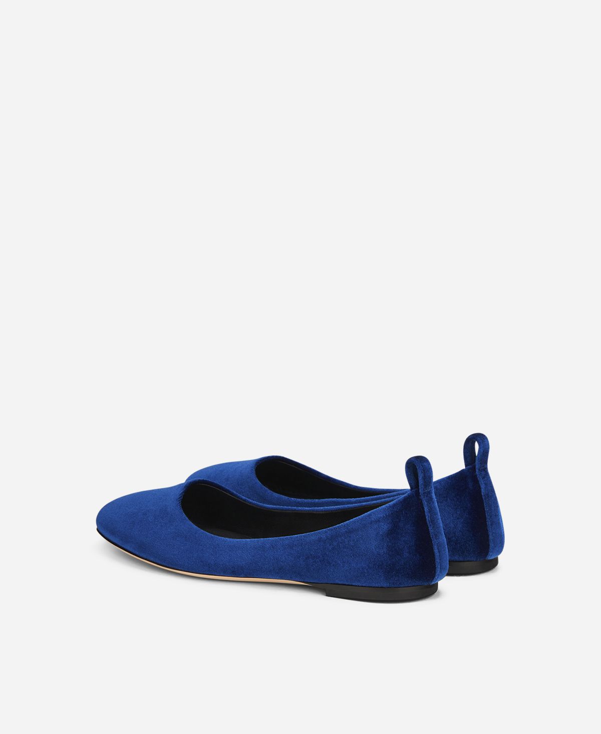 Agl Ballerina in velluto Blu Kim Italy