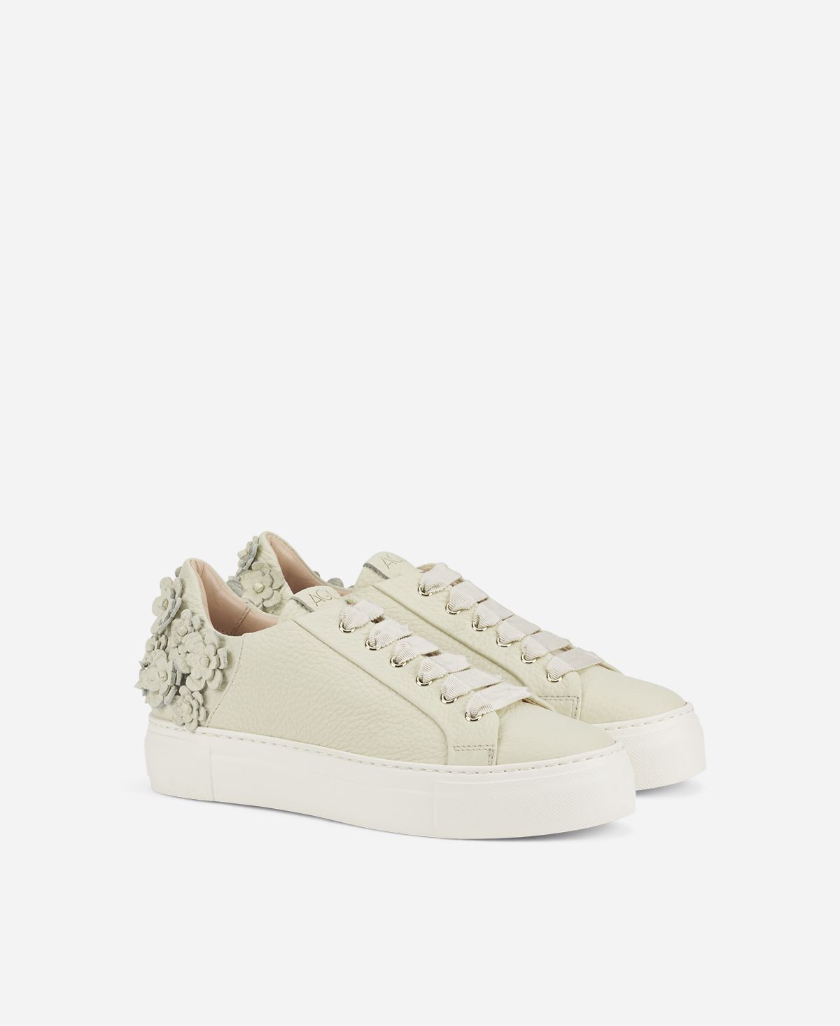 Agl Sneaker con fiori Avorio Eugenia 2025