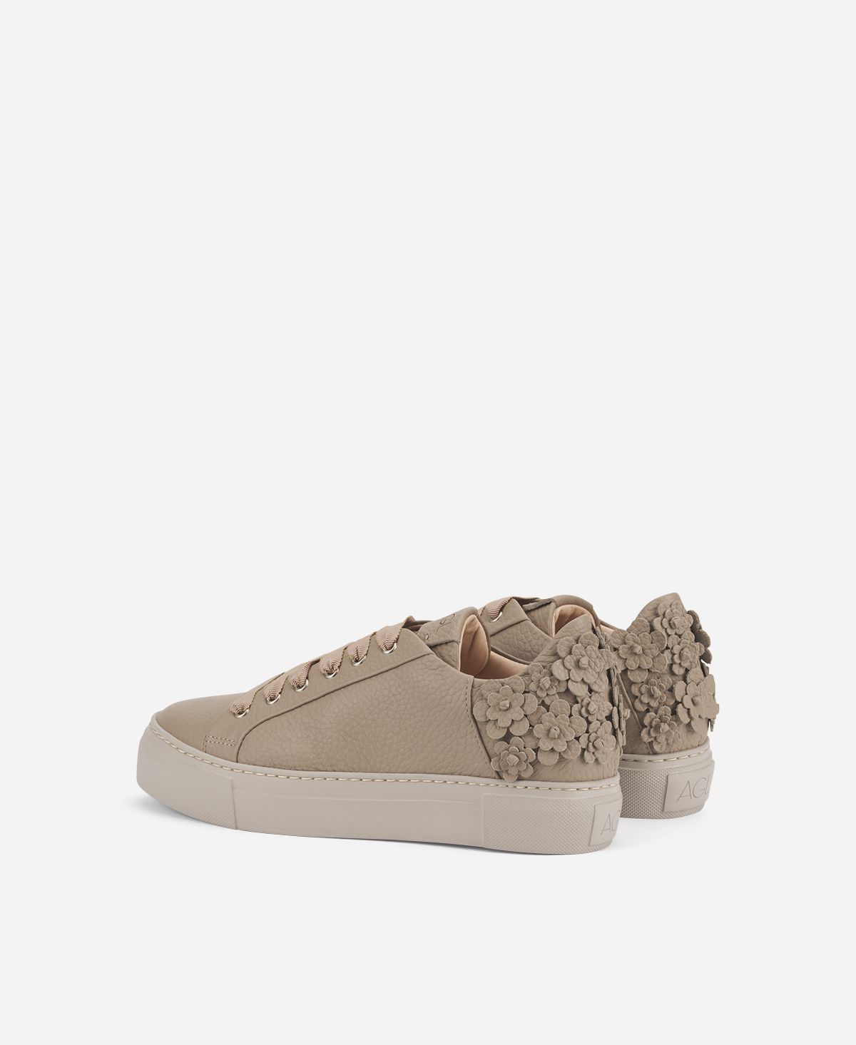 Agl Sneaker con fiori Tortora Eugenia In Linea