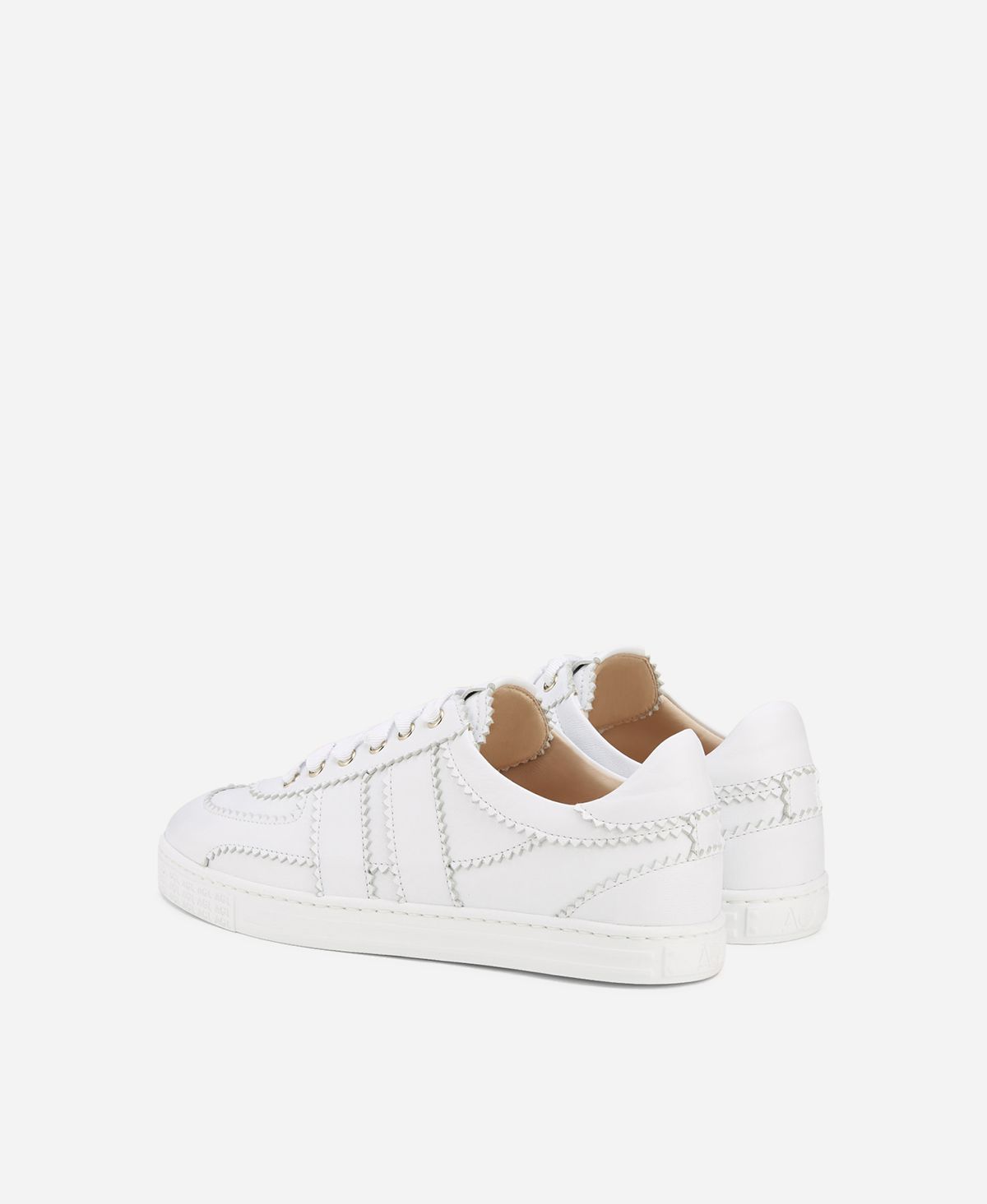 Agl Sneaker in pelle Bianco Leda Pezzi Unici