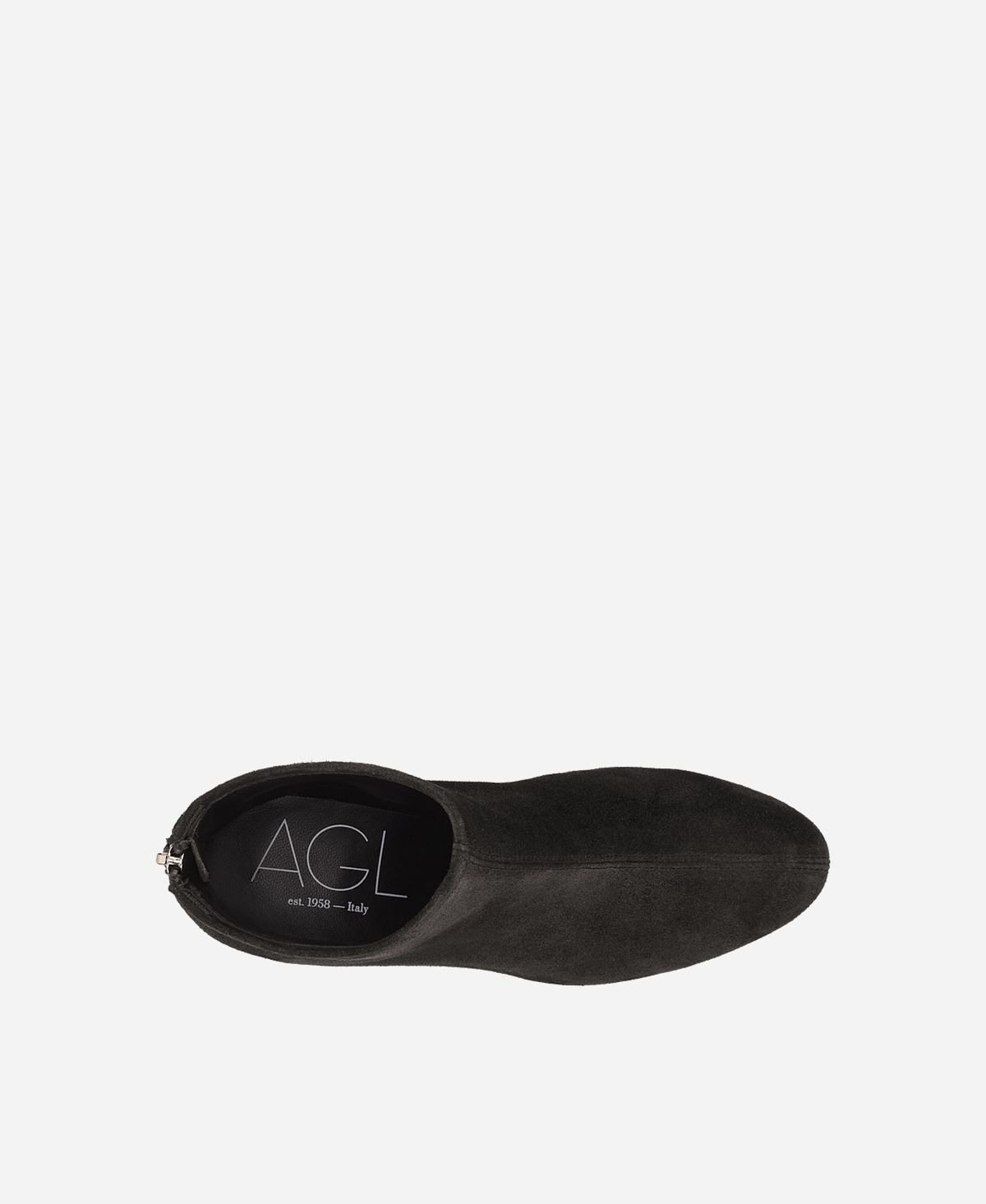Agl Stivaletto in velour Nero OLGA Sottocosto