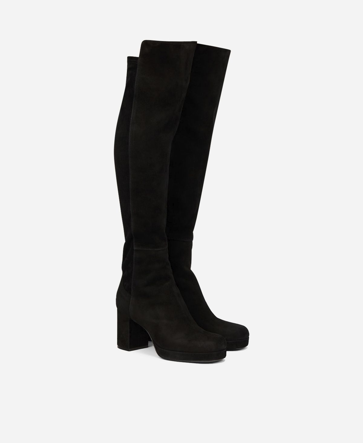 Agl Stivale in velour Nero BETTY HIGH Presa