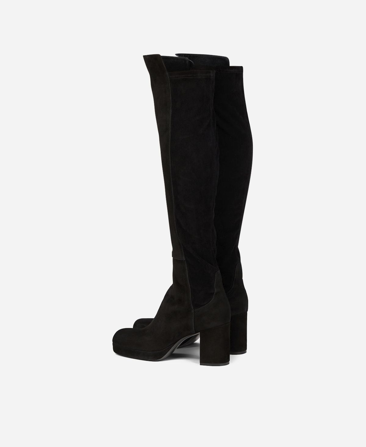 Agl Stivale in velour Nero BETTY HIGH Presa