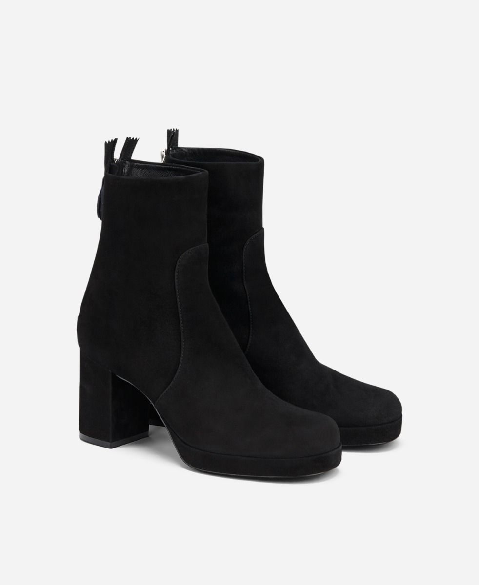 Agl Stivaletto in velour Nero BETTY Sconto